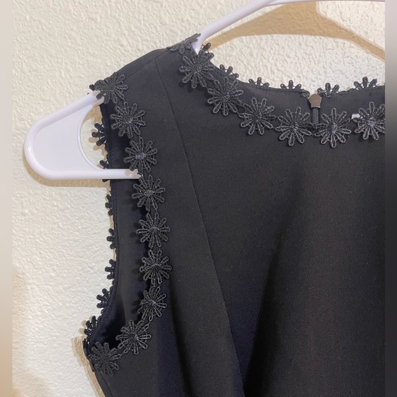 Calvin Klein Cocktail Dress with Floral Trim - Picture 5 of 5